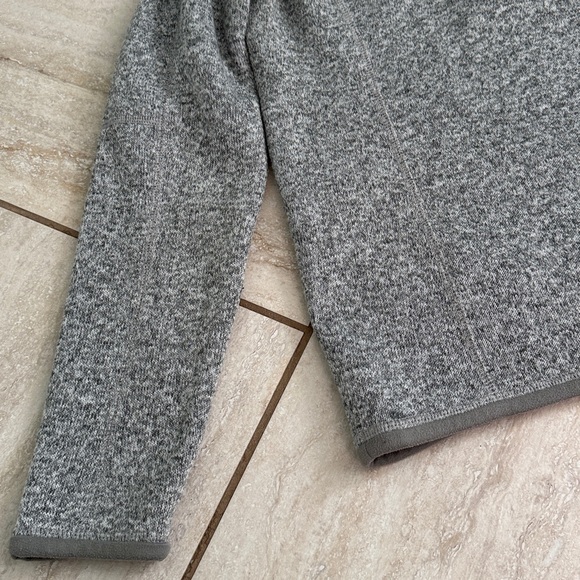 Patagonia Women's Better Sweater 1/4 Zip Fleece Pullover Heather Grey Size M - Picture 15 of 16